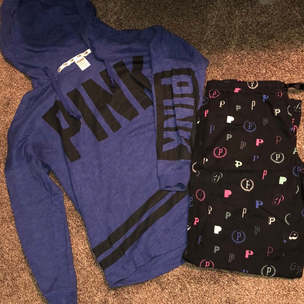 Victoria’s Secret PINK Hoodie/Pajama Pants Set